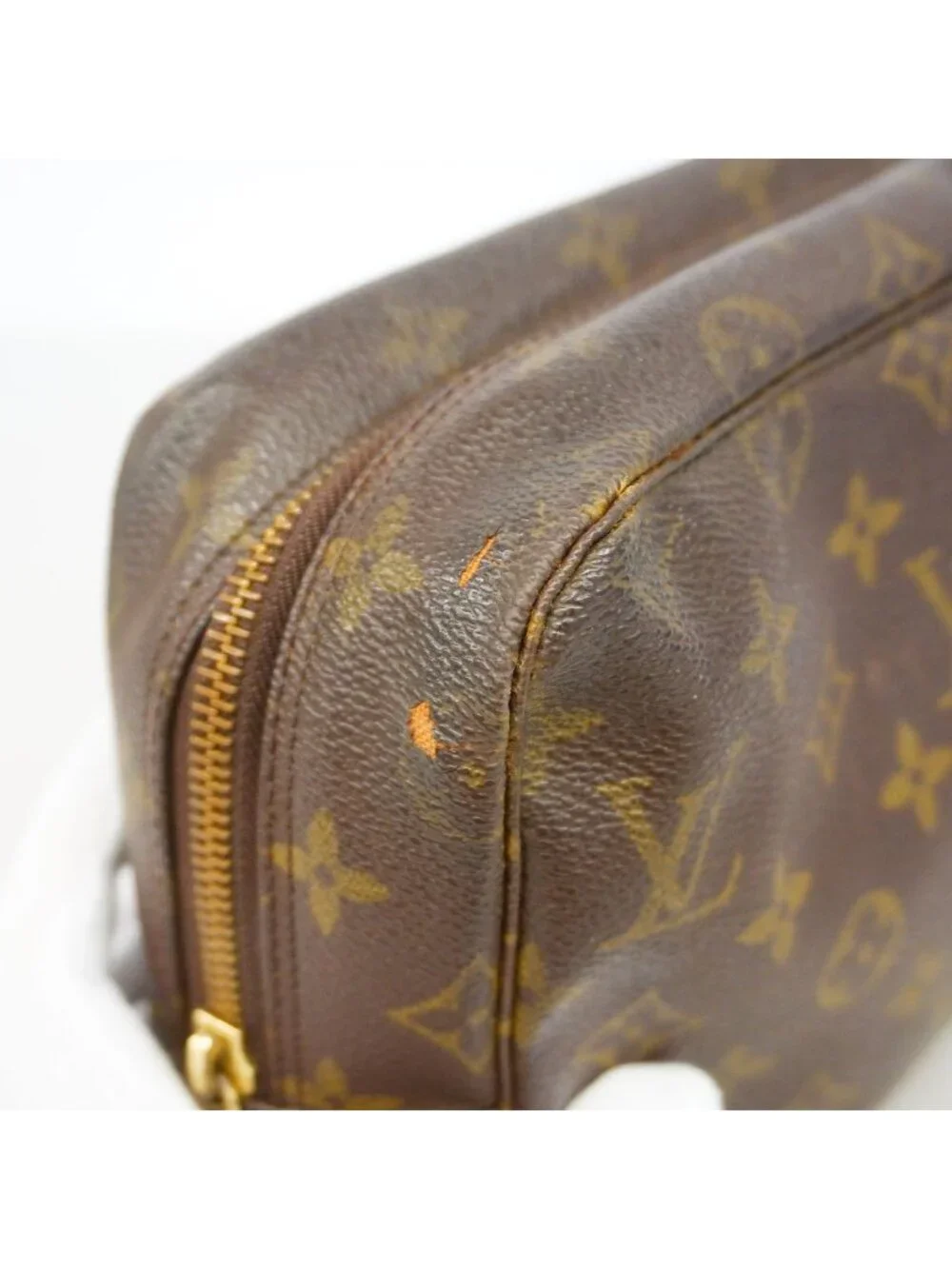 Louis Vuitton Pouch Monogram Trousse Toilet 28 Brown